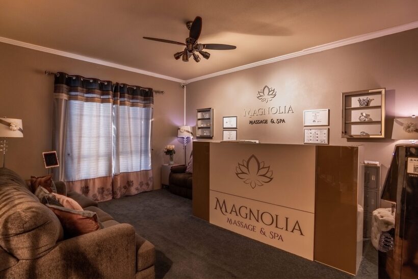 Magnolia Massage and Spa reception area